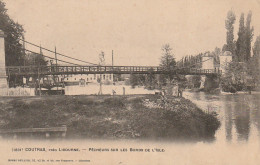 AA+ 46-(33) COUTRAS , PRES LIBOURNE - PECHEURS SUR LES BORDS DE L'ISLE - Otros & Sin Clasificación