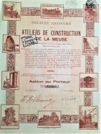 S.A. Des Ateliers De Construction De La Meuse (1946)  - Liège (DECO!) - Industry