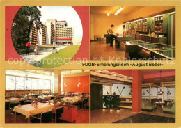 73649848 Friedrichroda FDGB Erholungsheim August Bebel Souvenir Basar Urlauberre - Friedrichroda