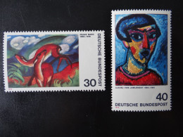 1974 Bund,  - Franz Marc Und Alexej Von Jawlensky - Postfrisch - MiNr. 798/799 - Impressionismo