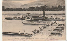 AA+ 54-(38) VIENNE - MANOEUVRE DE PONTAGE PAR LES REGIMENTS DU GENIE  - PASSAGE D'UN BATEAU VAPEUR - Vienne