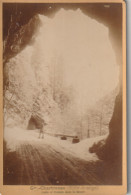 AA+ 54-(38) Gde CHARTREUSE , EFFET DE NEIGE - ROUTE ET TUNNELS DANS LE DESERT - PHOTO - TAMPON LIBRAIRIE PICARD GRENOBLE - Places