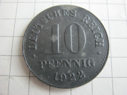 Germany 10 Pfennig 1922 - 10 Pfennig