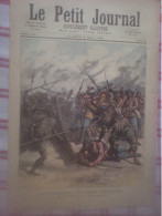 Le Petit Journal N23 Insurection Indes Anglaises Combat à Manipour Les Premiers Lauriers H Cain Chanson Le Vin De France - Tijdschriften - Voor 1900