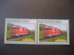 Österreich 2024/05- Pinzgauer Lokalbahn, Serie: Eisenbahnen, Nennwert 2x 150 Ct. Ungebraucht - Ongebruikt