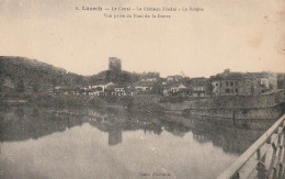 AA+62-(46) LUZECH - LE CANAL - LE CHATEAU FEODAL - LE DONJON - VUE PRISE DU PONT DE LA DOUVE - Luzech