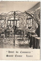 AA+ 63-(48) SAINTE ENIMIE - HOTEL DU COMMERCE - SALLE A MANGER - CHE DE CUISINE CH. FABRE - Other & Unclassified