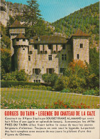 AA+ 63-(48) GORGES DU TARN - CHATEAU DE LA CAZE ET SA LEGENDE - Gorges Du Tarn