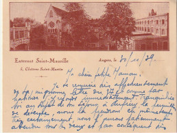 AA+ 64-(49) ANGERS - EXTERNAT SAINT MAURILLE - VUE SUR LA CHAPELLE ET BATIMENTS - CARTE CORRESPONDANCE 1939 - Angers