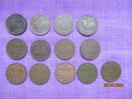 Austria Empire: Lot 13 X 2 Heller 1893 - 1914 - Oesterreich