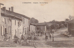 AA+ 66-(51) ARGERS - RUE DE L'ETANG - ANIMATION - OUVRIERS , VILLAGEOIS - MATERIEL AGRICOLE - Otros & Sin Clasificación