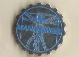 Pin's Logo Manpower Travail Temporaire Intérim - Markennamen