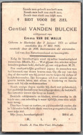 Bidprentje Machelen - Vanden Bulcke Gentiel (1876-1939) - Images Religieuses