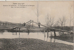 AA+ 70-(54) GUERRE 1914 - ENVIRONS DE GERBEVILLER - LA PASSERELLE SUR LA MORTAGNE DITE " LE PONT DE LA MORT " - Otros & Sin Clasificación