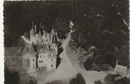 AA+ 72-(56) CAMP DE COETQUIDAN - LE CHATEAU DU BOIS DU LOUP ET LA CHAPELLE - VUE AERIENNE - Guer Cötquidan