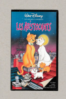 3 Cassettes VHS Walt Disney Les Aristochats - Les 101 Dalmatiens Et Rox Et Rouky - Dibujos Animados