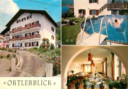 73649553 Mals Suedtirol Ferienheim Ortlerblick Pool Gastraum Mals Suedtirol - Otros & Sin Clasificación