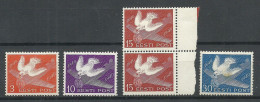 ESTLAND Estonia 1940 Taube Dove Michel 160 - 163 MH/MNH - Estland