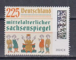 Año 2024  Mittelalterlicher Sachsenspiegel - Ongebruikt