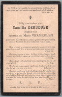 Bidprentje Mariakerke - Derudder Camilla (xxxx-1911) - Imágenes Religiosas