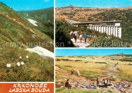 73649299 Krkonose Panorama Labska Bouda Pramen Labe Krkonose - Pologne