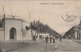 AA+ 87- FERRYVILLE ( MENZEL BOURGUIBA ) , TUNISIE - AVENUE DE FRANCE - ANIMATION - Afrika