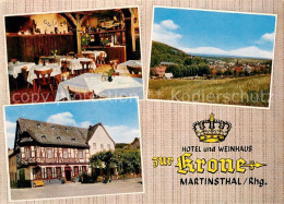73649208 Martinsthal Hotel Weinhaus Zur Krone Restaurant Panorama Martinsthal - Eltville