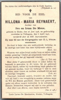 Bidprentje Mater - Reynaert Hillona Maria (1908-1941) - Devotieprenten