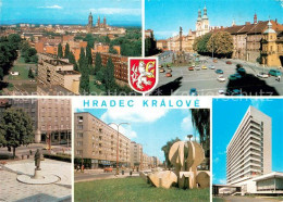 73649115 Hradec Kralove Kralovehradecko Stadtpanorama Denkmal Gottwaldplatz Wohn - Tsjechië