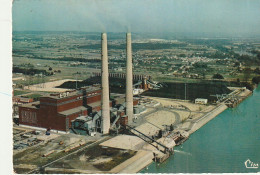 AA+ 93-(78) PORCHEVILLE - VUE AERIENNE - LA CENTRALE THERMIQUE - Industrial