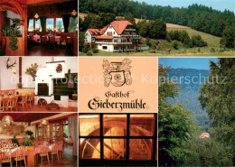 73649075 Hosenfeld Gasthof Sieberzmuehle Restaurant Landschaftspanorama Wald Hos - Otros & Sin Clasificación