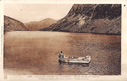 *CPA - 09 Environ D'AUZAT Et VICDESSOS Grand étang De Bassiès - Barque De Pêcheur - Autres & Non Classés