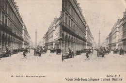 AA+ 100-(75) PARIS - RUE DE CASTIGLIONE - VUES STEREOSCOPIQUES JULIEN DAMOY - District 01