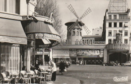 AA+ 101-(75) LE  MOULIN ROUGE , PARIS - ANIMATION - TERRASSE CAFE  - District 18