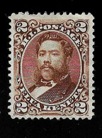 1875 Kalakaua   Michel US-HA 20 Stamp Number US-HA 35 Yvert Et Tellier US-HA 27 (x) MNG O.G. - Hawai
