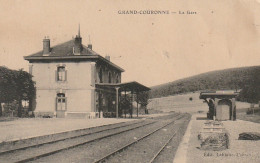 AA+ 103-(76) GRAND COURONNE - LA GARE - QUAIS , VOIES FERREES - Andere & Zonder Classificatie