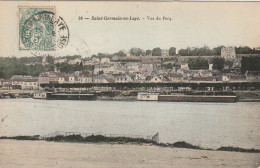 AA+ 105-(78) SAINT GERMAIN EN LAYE  - VUE DU PECQ - CARTE COLORISEE - St. Germain En Laye