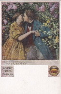 AK Rosestock Holderblüh - Liebespaar - Deutscher Schulverein 1880 - Ca. 1910 (69081) - Musik Und Musikanten