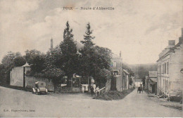 AA+ 107-(80) POIX - ROUTE D'ABBEVILLE - ANIMATION - AUTOMOBILE - Poix-de-Picardie