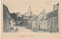 AA+ 107-(80) DOMART - VUE GENERALE - UNE RUE DU VILLAGE - Otros & Sin Clasificación