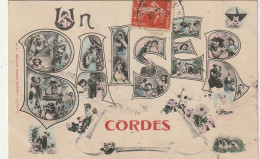 AA+ 108-(81) " UN BAISER DE CORDES " - LETTRES ALPHABET MULTIVUES COLORISEES - PORTRAITS - Cordes