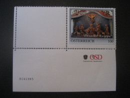 Österreich- PM 8141985, 245 Jahre Pramer Krippe, 1. Ausgabe Mit Bogennummer Ungebraucht - Sellos Privados