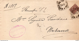 1901 LETTERA CON ANNULLO SERMIDE MANTOVA - Storia Postale