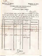 1875  D  LETTERA DONADA ROVIGO - Documents Historiques