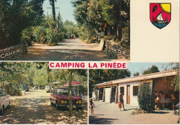 AA+ 111-(83) CAMPING " LA PINEDE " - CAVALAIRE SUR MER - CARTE MULTIVUES - Cavalaire-sur-Mer