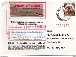 1982 CARTOLINA CON ANNULLO BRIGNANO BERGAMO - 1981-90: Storia Postale