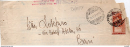 1951  LETTERA CON ANNULLO  FOGGIA - 1946-60: Storia Postale