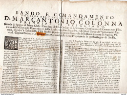 1736  MANIFESTO - Documents Historiques