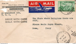 1951  LETTERA  AIR MAIL - Brieven En Documenten