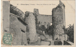 AA+ 114-(86) CHAUVIGNY - PORTE DES PILIERS OU DES TOURS - Chauvigny